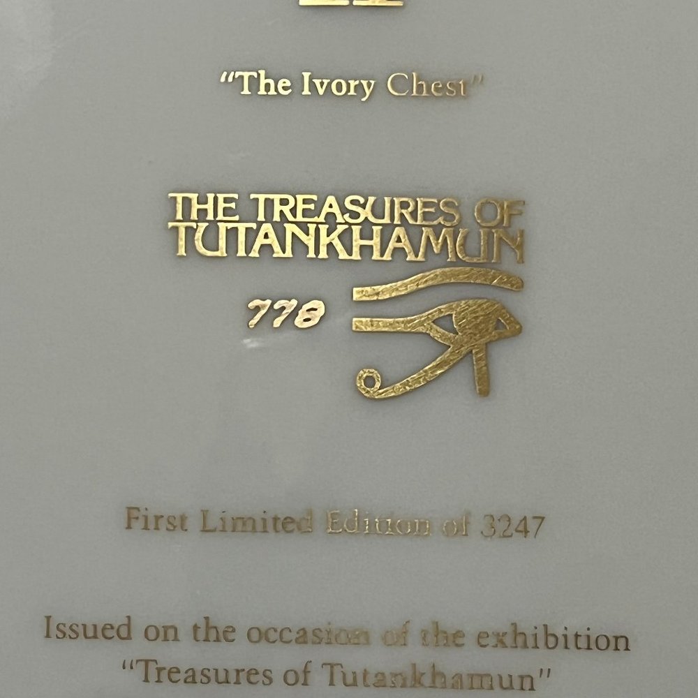 COLLECTOR RARE PLATES KING TUT - Picture 3 of 3
